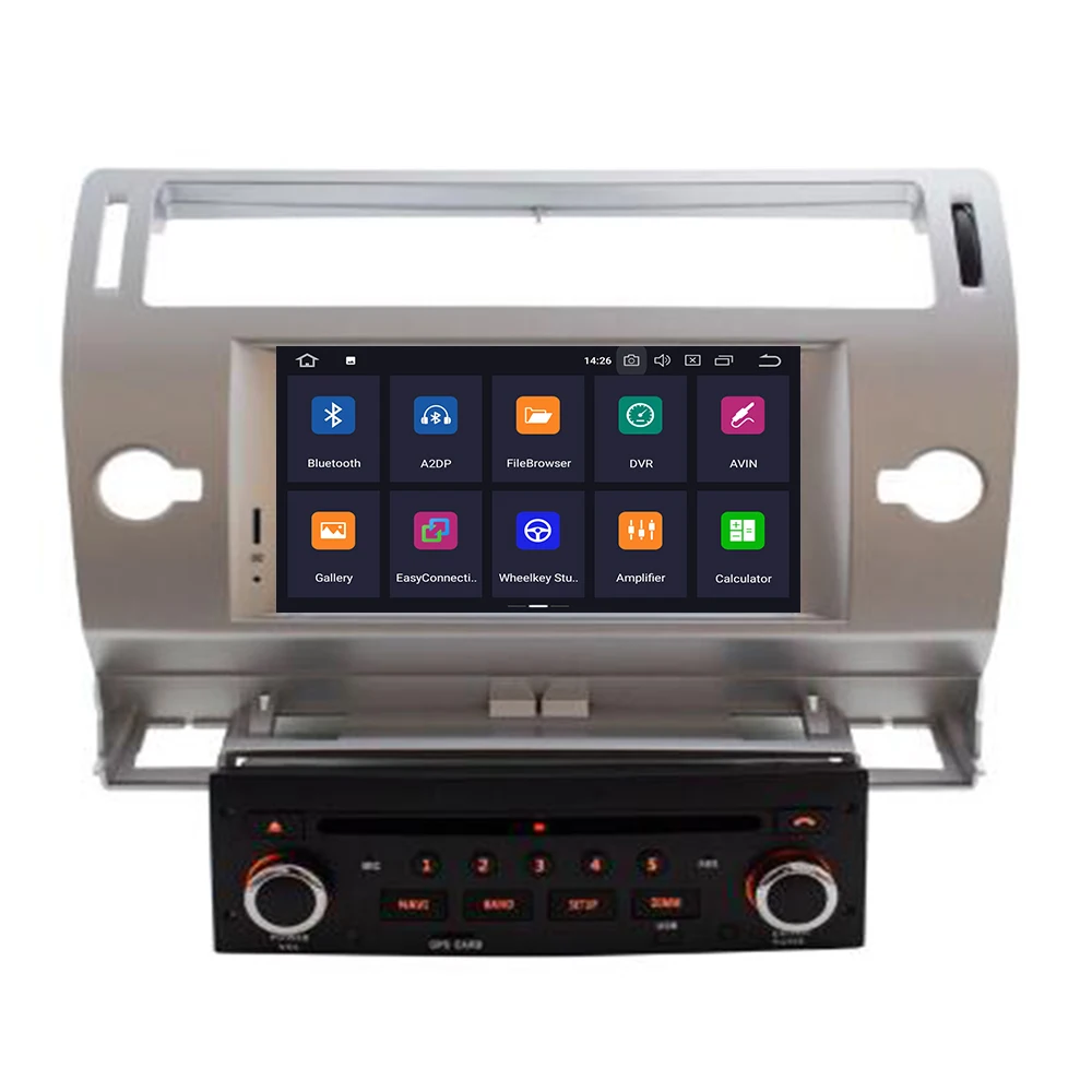 Android 10 автомобильный dvd плеер GPS ГЛОНАСС Navi для Citroen C4 C Triomphe Quatre 2005 2006 2007 2008 2009 радио