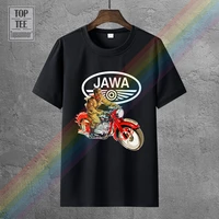 mens motorcycles retro t shirt jawa mens t shirt 2019 newest cotton brand short sleeve 3d printed t shirt