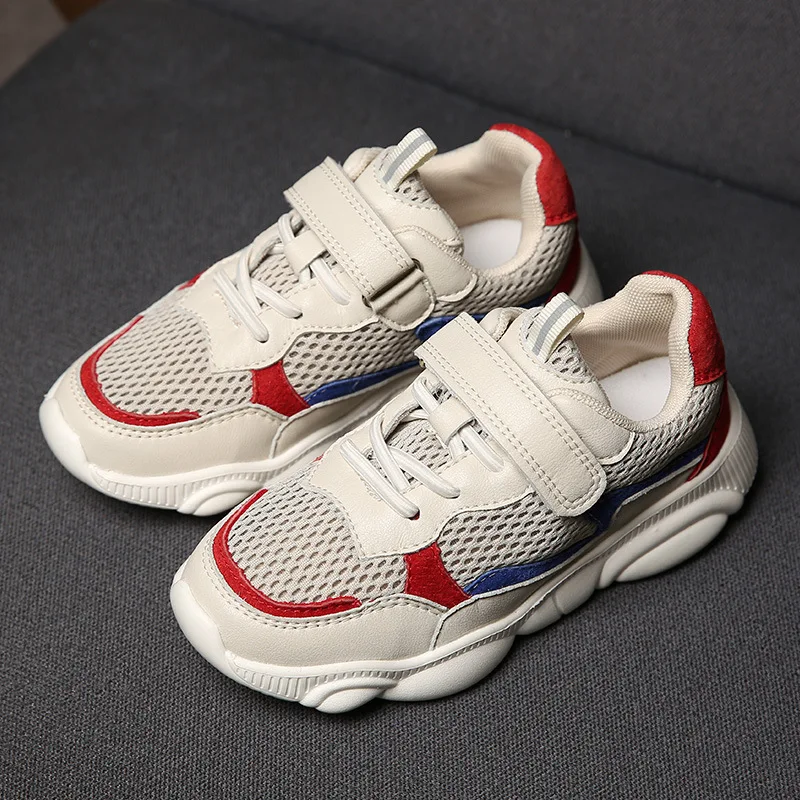 

2021 Spring Autumn New Sneakers Children Breathable Mesh Trainers Shoes Kids Boy Fashion Casual Sport Shoes 6 7 8 9 10 11 12 13y
