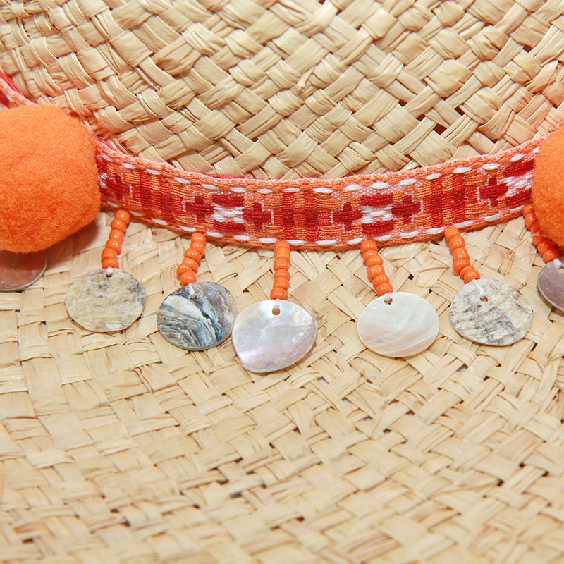 Фирменная модная пляжная шляпа Latwelng с бахромой и блестками Женская Праздничная