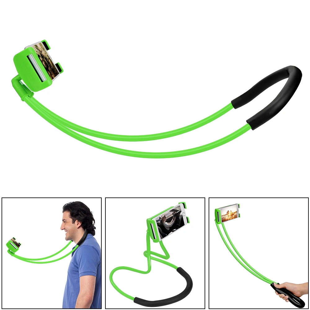 C Повесить за шею держатель телефона Hands-Free носимый многофункциональный держатель мобильного телефона велосипедные стойки велосипедная камера видеокамера - Цвет: C