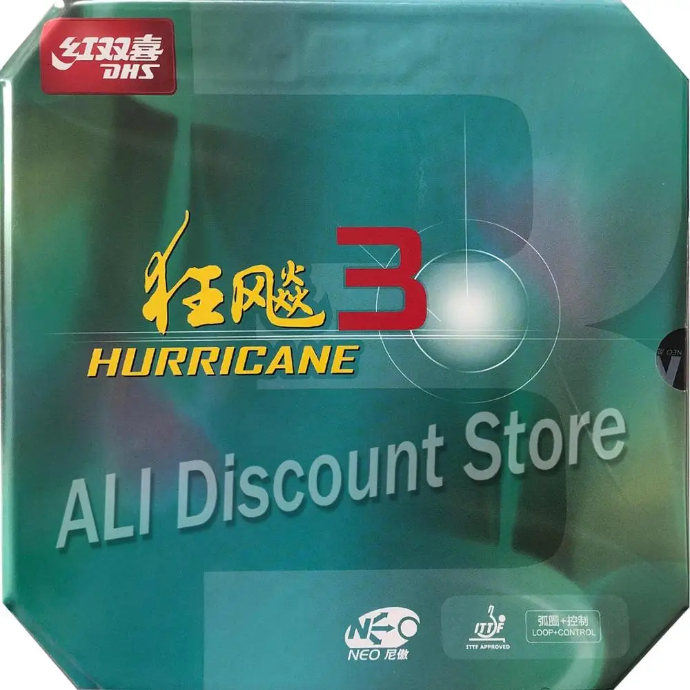 DHS NEO Hurricane 3 резинка для настольного тенниса и пинг понга с губкой|rubber ice|tennis mensrubber