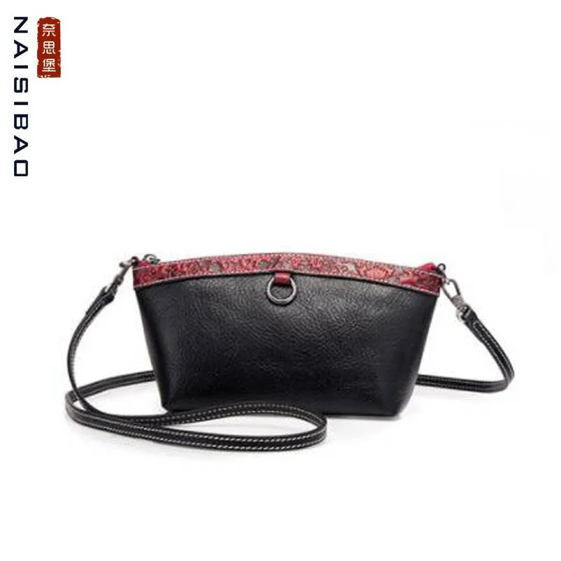NAISIBAO новинка 2019 сумка из натуральной кожи женская мессенджер верхний слой