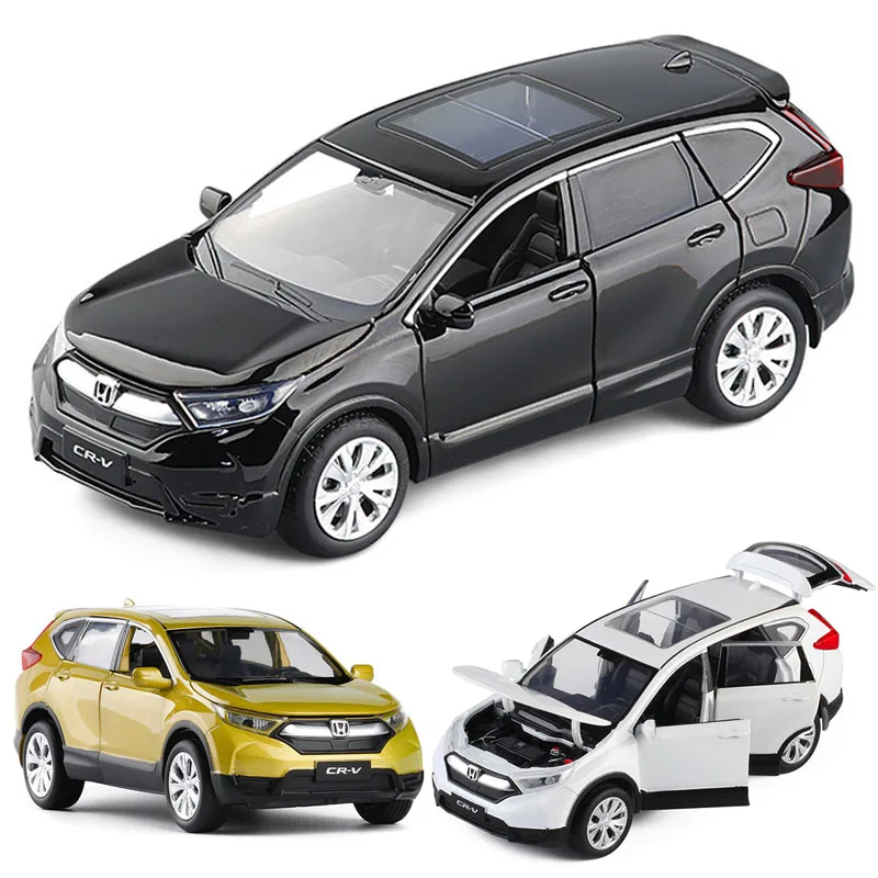 Модель автомобиля Honda CRV 1:32 литой автомобиль из сплава Игрушечная модель детская