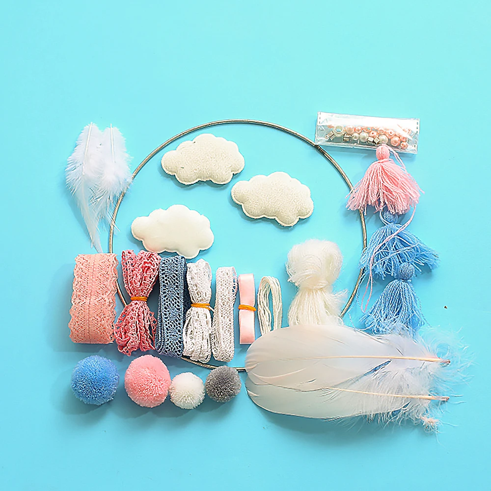 Набор Ловец снов сделай сам для дома Настенный декор комнаты маленьких девочек