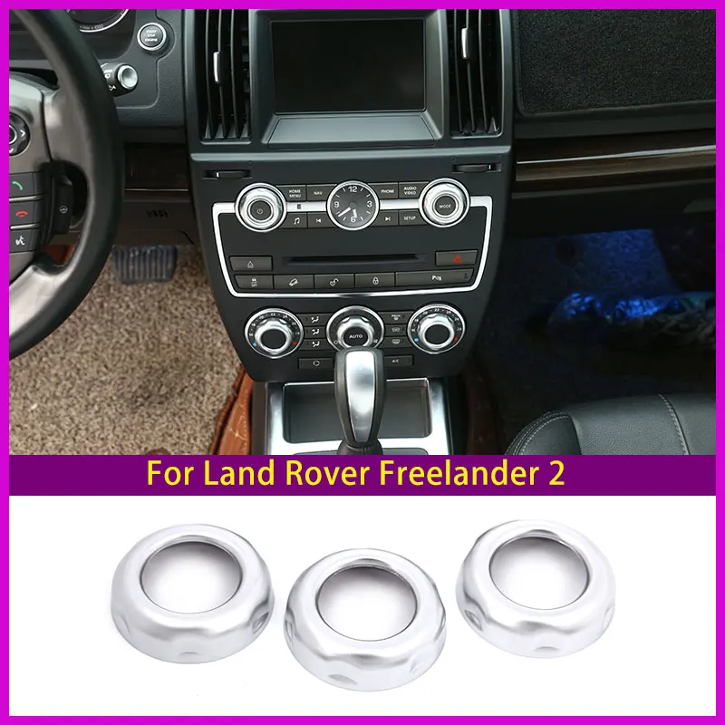

Car Styling For Land Rover Freelander 2 Air Conditioning Volume Knob Decoration Cover Sticker Car Modification Accessories