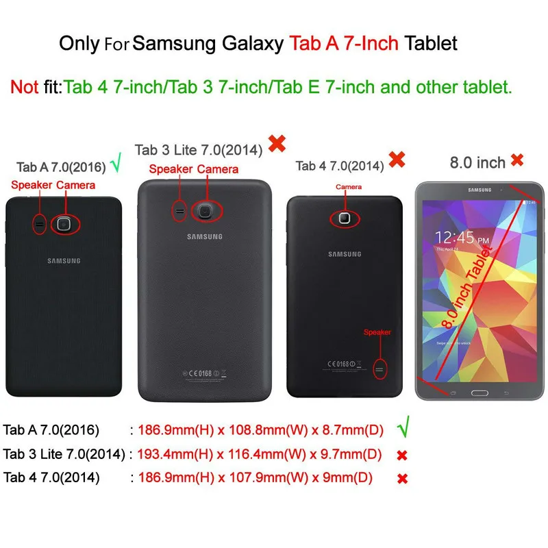 Чехол для Samsung Galaxy Tab A 2016 7 &quotT280 T285 чехол планшета мягкий силиконовый TPU экран