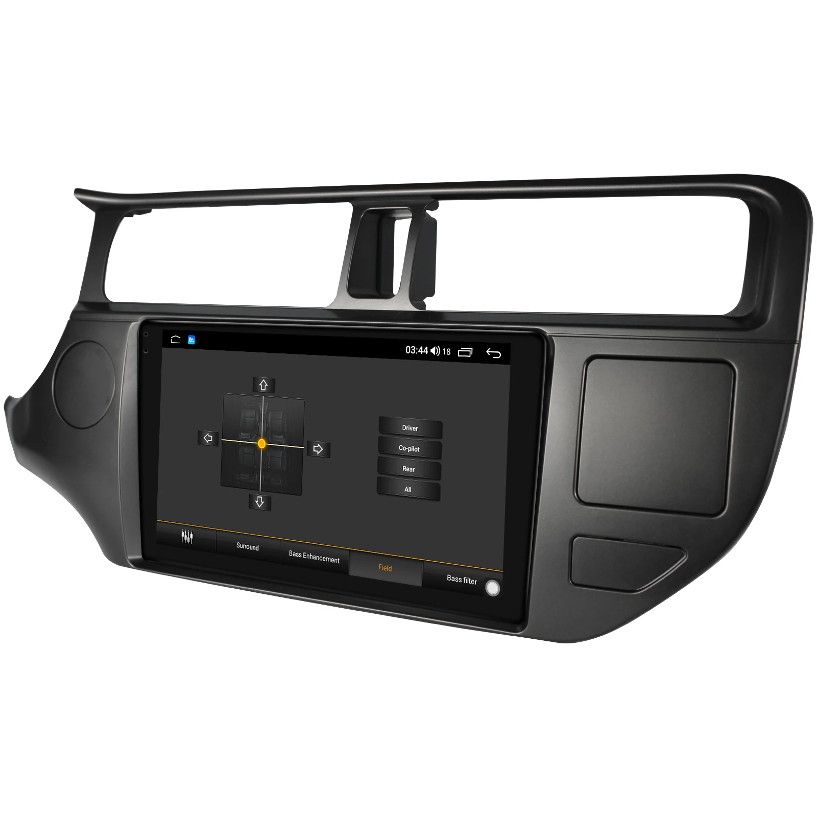 저렴한 9 인치 라디오 테이프 레코더 중앙 멀티미디어 플레이어 안드로이드 무선 카플레이 오디오, 기아 리오 2012-2015 플러그 앤 플레이