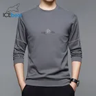 ICEbear 2021 осень новый мужской свитер с круглым вырезом с длинным рукавом модная мужская одежда 1210