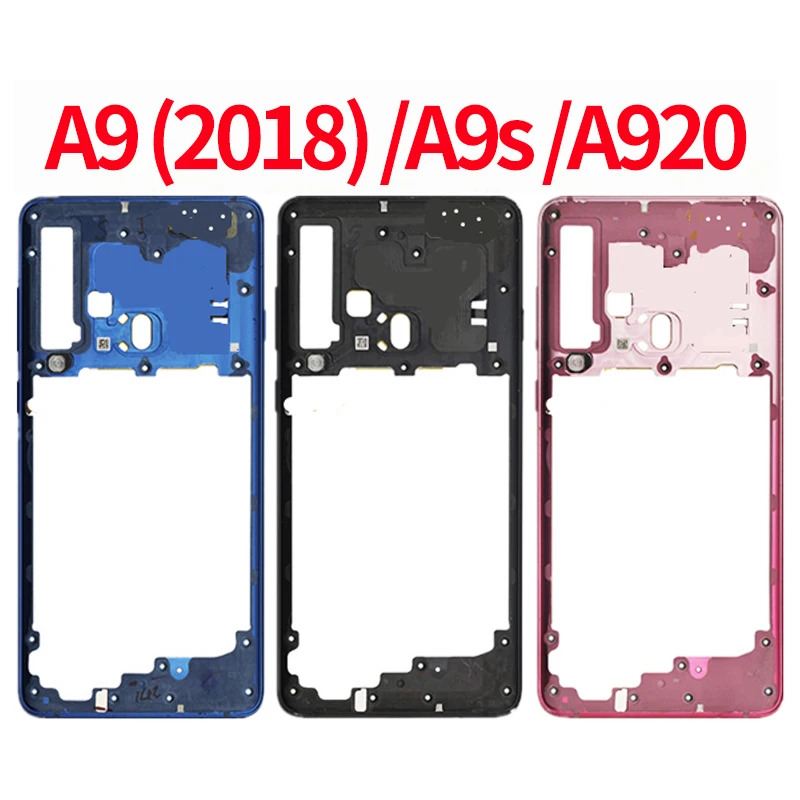 

Для Samsung Galaxy A9 2018 A9 Star Pro A9s A920 средняя рамка Панель рамка Лицевая панель замена корпуса