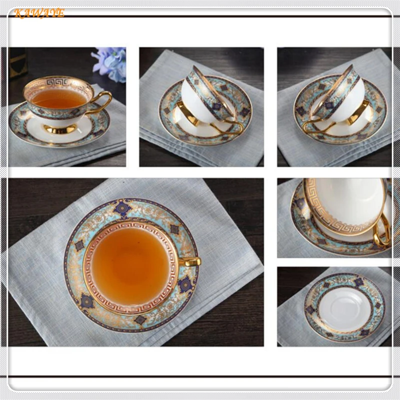 1 Набор Высококачественная Европейская керамическая кофейная чашка блюдце