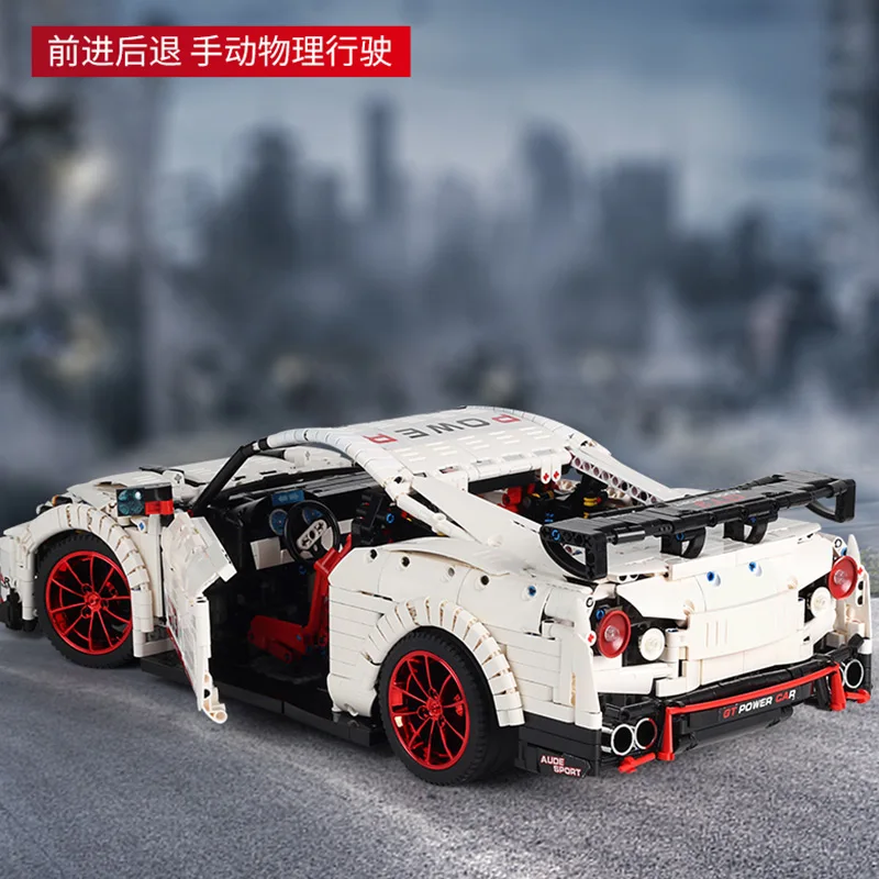 Форма King MOC Technic Nismo Nissans GTR GT3 модель автомобиля строительные блоки кирпичи