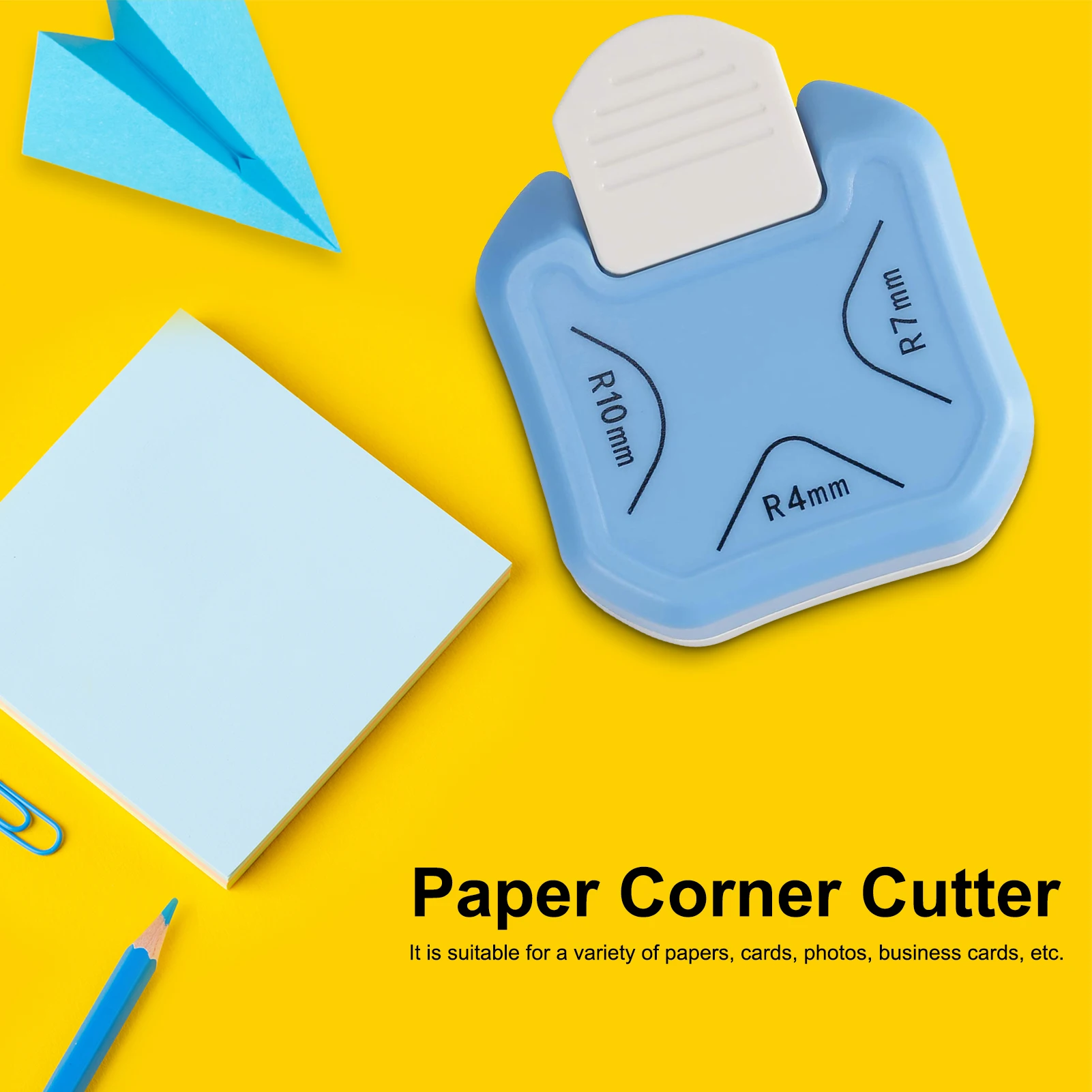 

3 In 1 Mini Corner Trimmer Corner Durable Rounder Punch 4/7/10mm Round Corner Trimmer DIY Paper Cutter Card Scrapbooking Punch