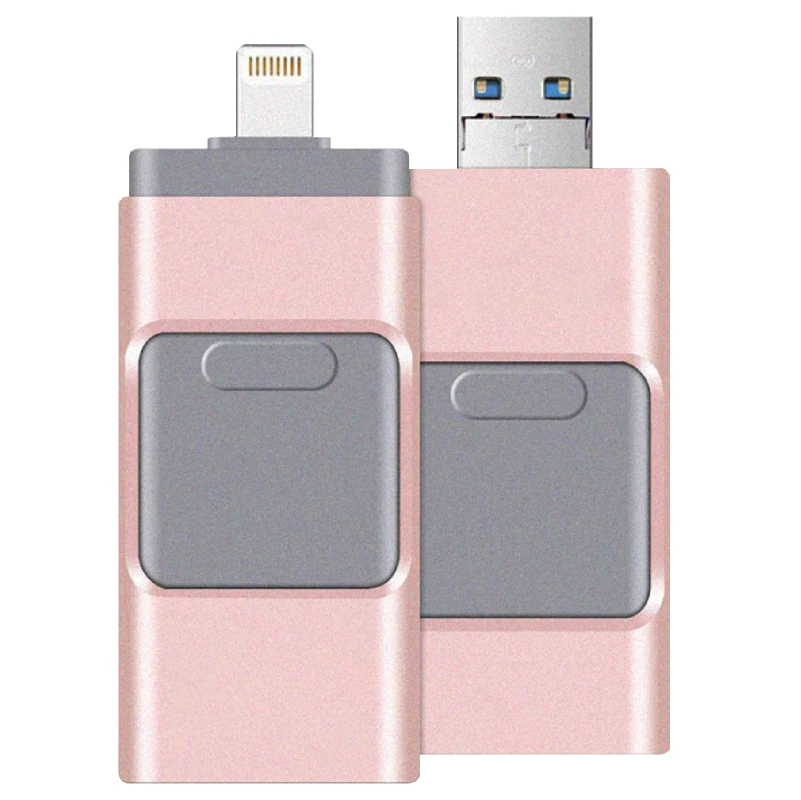 Флеш-накопитель 128 Гб 64 ГБ 32 ГБ 16 usb-флэш, совместимо с ПК и смартфоном OTG накопитель iflash HD USB флэш-накопители для iPhone iPad iPod iOS Android