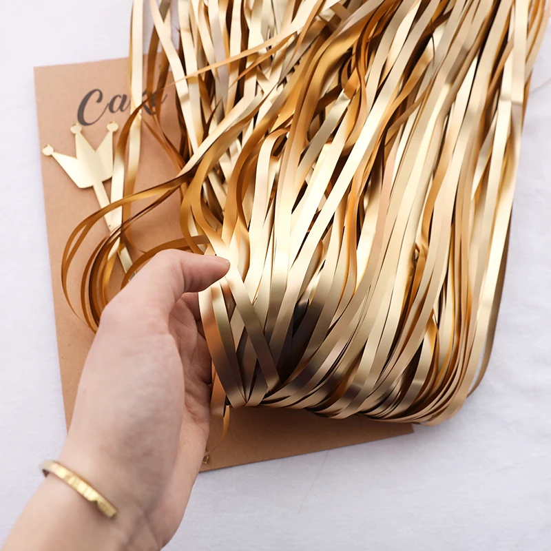 1 4 года М розово золотистый металлик Блестки из фольги бахрома Шторы День