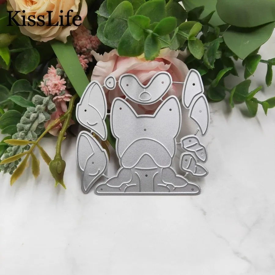 2020 New Lying Down Dog Metal Cutting Dies Alinacraft Animal Die Cuts for Card Making Scrapbooking | Дом и сад
