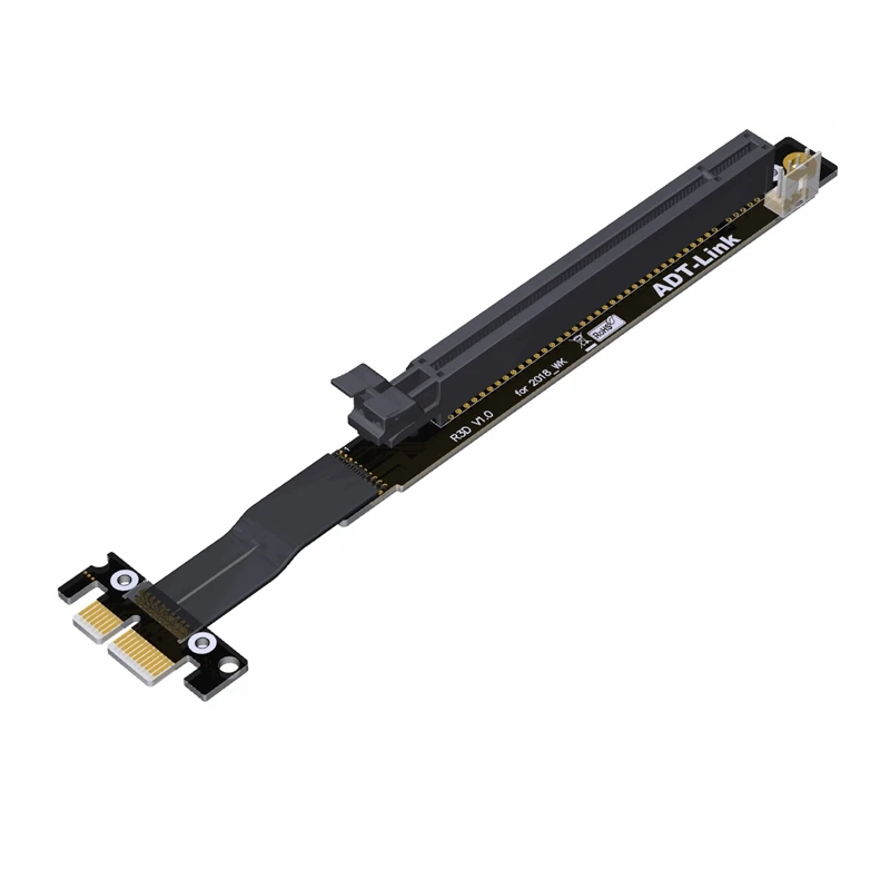 Удлинительный кабель ADT Link PCI express 3 0x1 PCIe x1 x16 расширитель адаптера джемпер для BTC