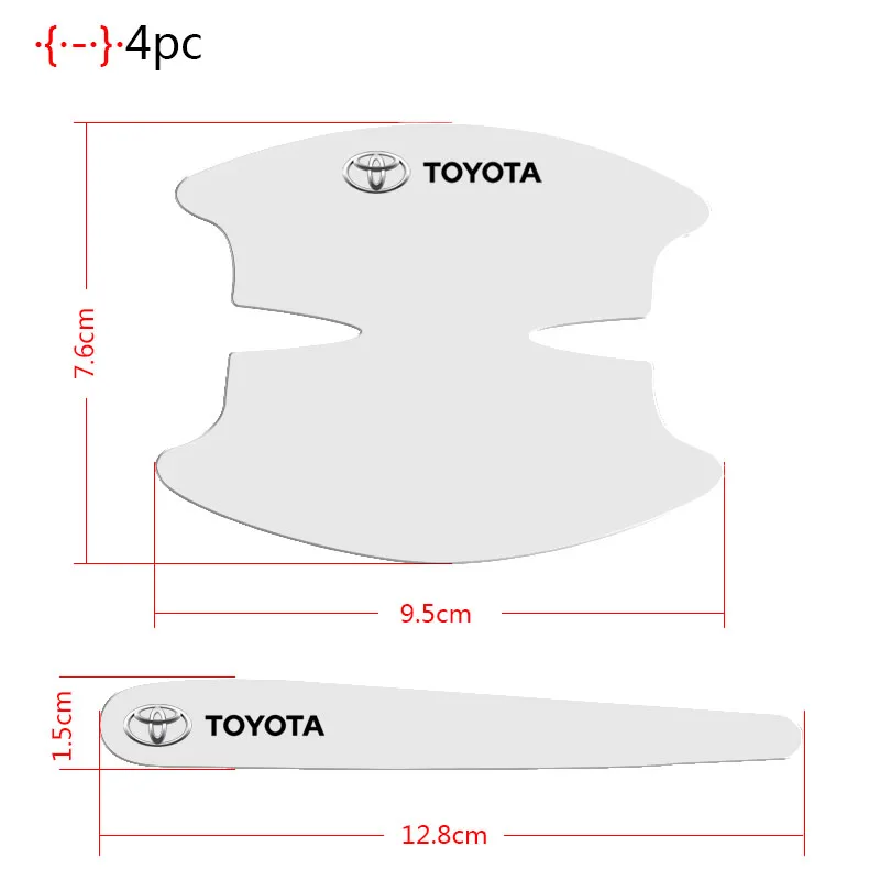 8 шт. автомобильные аксессуары для Toyota yaris corolla land cruiser avensis aygo vitz vios 2007 | Автомобили