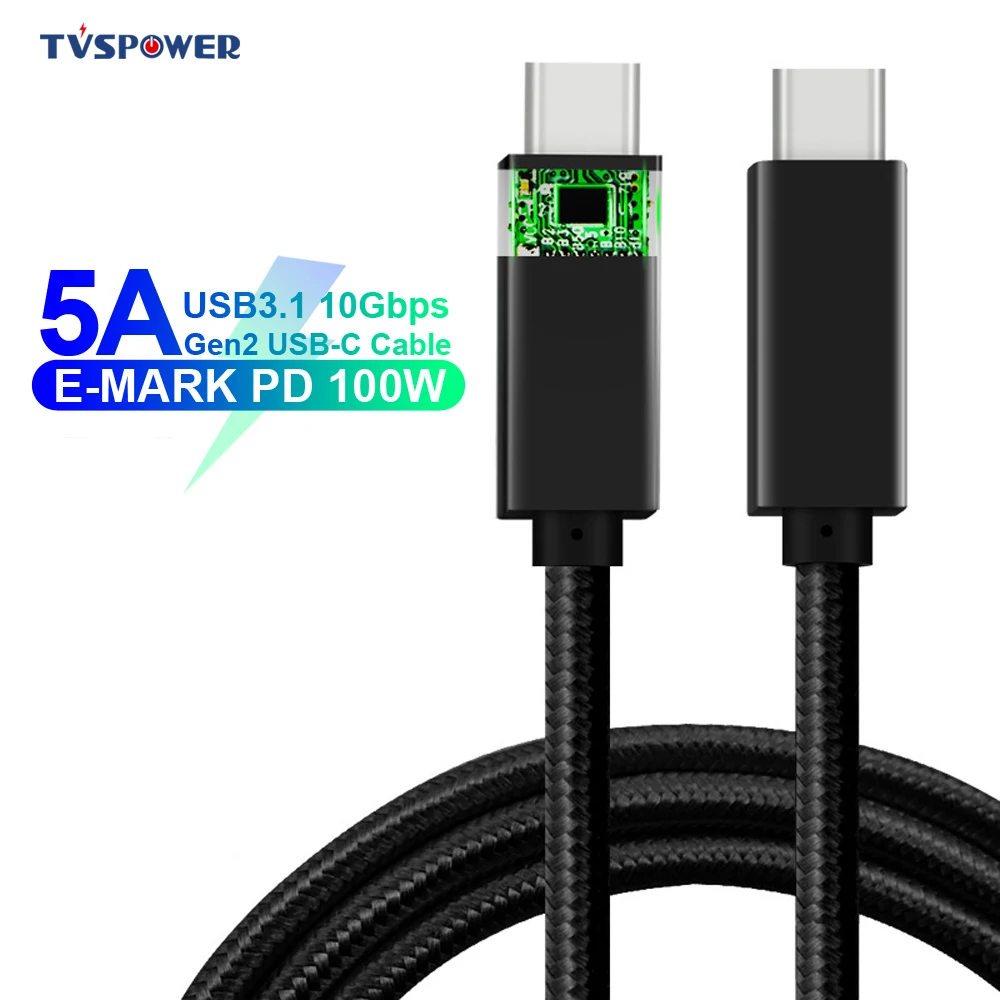 

USB-кабель для подключения, 5 А, 100 Вт, USB, 10 Гбит/с
