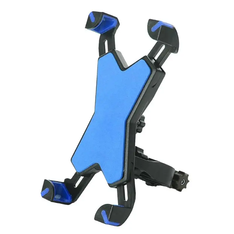Синий Велосипедный Мотоцикл держатель телефона велосипедный держатель для камеры для 3,5-6,5 дюймов телефон GPS зеркало заднего вида мобильный телефон подставка держатель - Цвет: Синий
