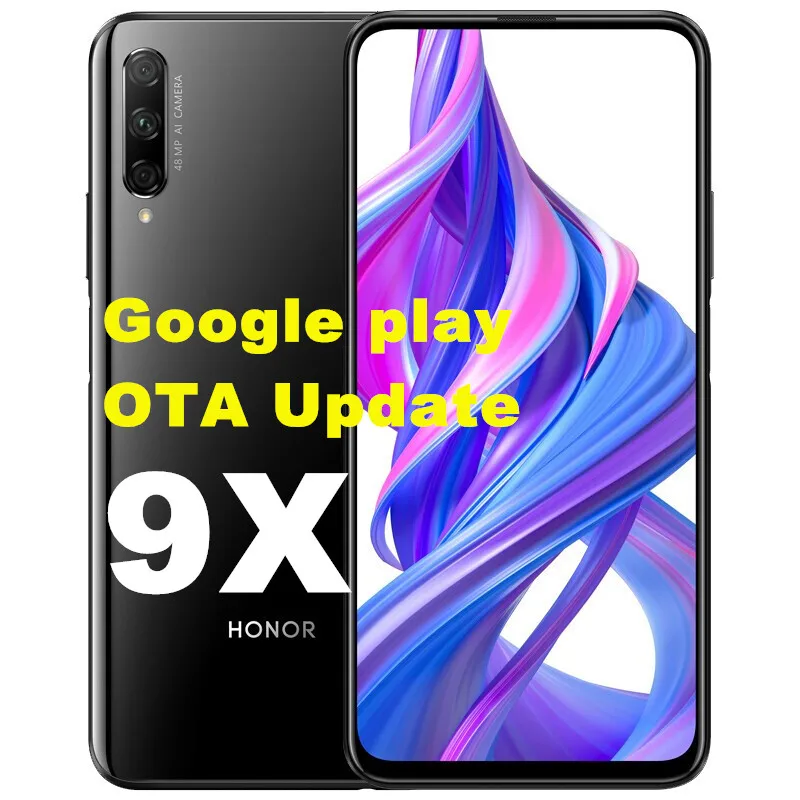 Новая модель,, Honor 9X Pro, смартфон, 4G, Android, подъемная камера, 48 МП, Kirin 810, 6,59 дюйма, ips, 2340X1080, 8 Гб ram, 256 ГБ rom