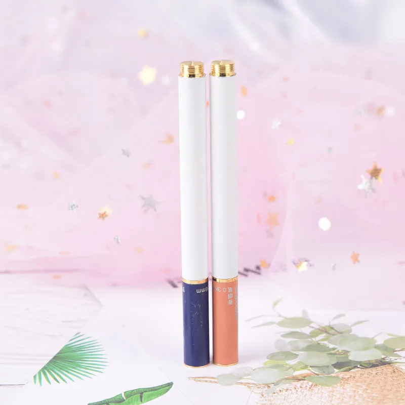 

1pcs/lot 0.38mm Metal Fountain Pen Smoke Fountain Pen Mini Fountain Pen