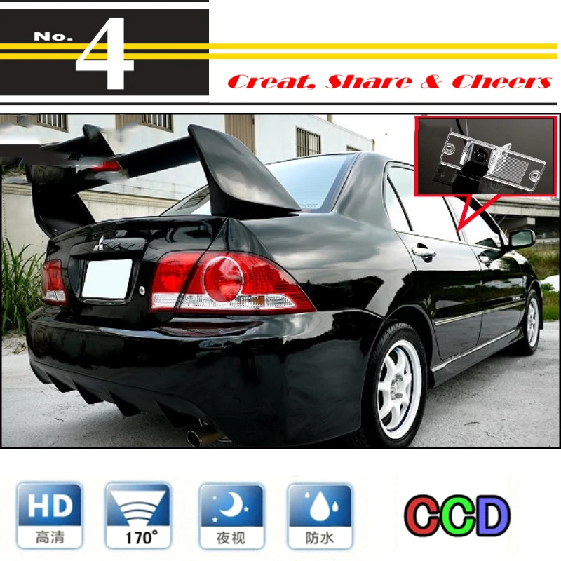 Автомобильная камера для Mitsubishi Lancer Lioncer / Cedia V3 2000 ~ 2007 заднего вида с высоким