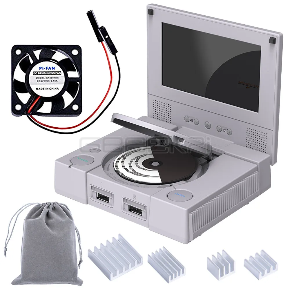 GeeekPi RETROFLAG PiStation Deluxe Edition для Raspberry Pi 4 с ЖК-экраном 3 дюйма 2 стереодинамика |