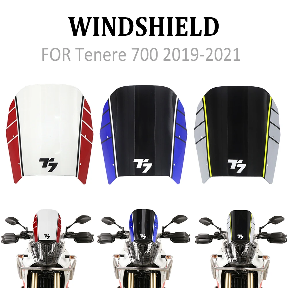 

NEW Motorcycle Accessories Front Windshield Windscreen Airflow Wind Deflector FOR YAMAHA Tenere 700 T700 XTZ 700 2019 2020 2021