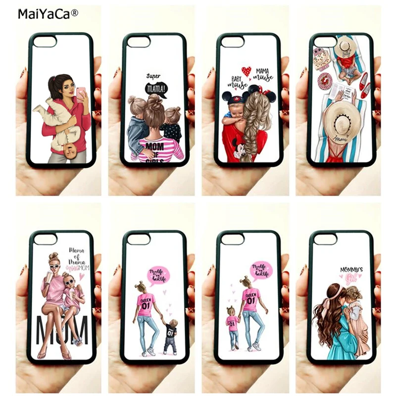 MaiYaCa mama mum and babys художественный мягкий чехол для телефона s для apple iPhone 11 pro max 5S SE 6 6s plus 7 7plus 8plus XR XS MAX чехол