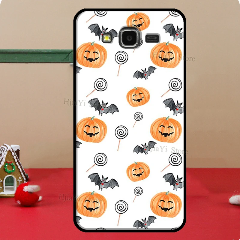 Чехол с тыквами на Хэллоуин для Samsung Galaxy J7 J5 J3 2016 A5 A3 2017 A6 A8 J4 J6 Plus J8 J2 Core 2018 чехол |