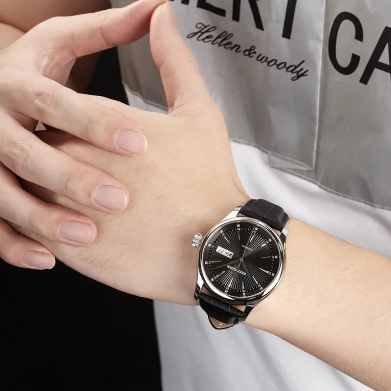 Часы наручные мужские автоматические Роскошные водонепроницаемые механические