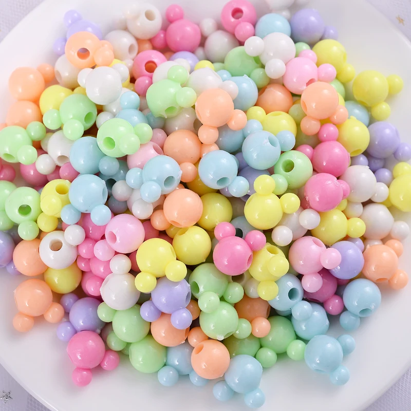 Новинка Большие размеры 30 180 шт Смешанные Цвет мультфильм в форме головы