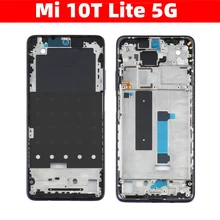 Original For Xiaomi Mi 10T Lite 5G LCD Frame Housing Bezel Chassis Shell For Mi10T Lite Mobile Phone Repair Parts