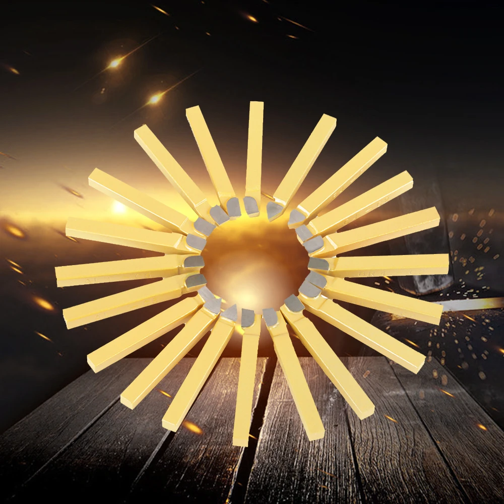 20 шт. набор твердосплавных наконечников для токарного станка 1/4 дюйма|Токарный