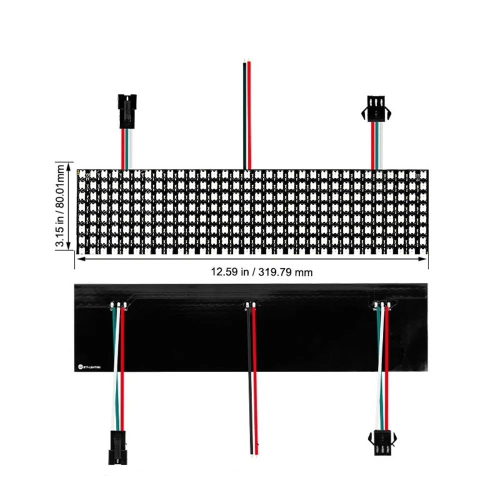 WS2812B гибкий пиксель 8x8 16x16 8x32 SK6812 индивидуальная Adressierbare Digitale led-modul панель Гибкая DIY
