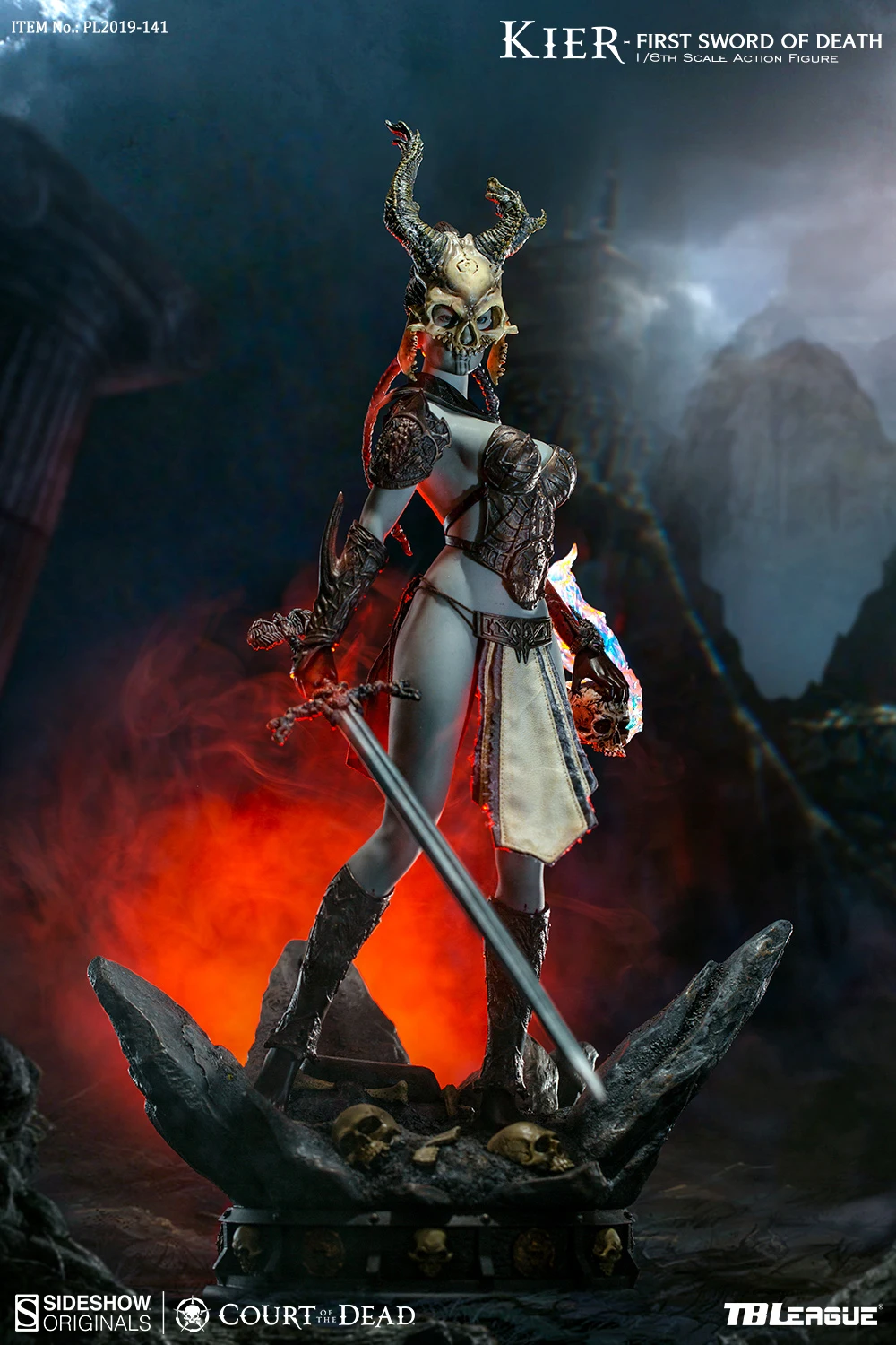 TBLeague x Sideshow Phicen Court of the Dead Kier фигурка первого меча смерти 1/6 с основанием|Игровые