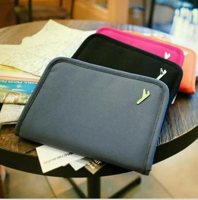 Воздушный паспорт с кожаным проездным паспорта кошелек многофункциональная