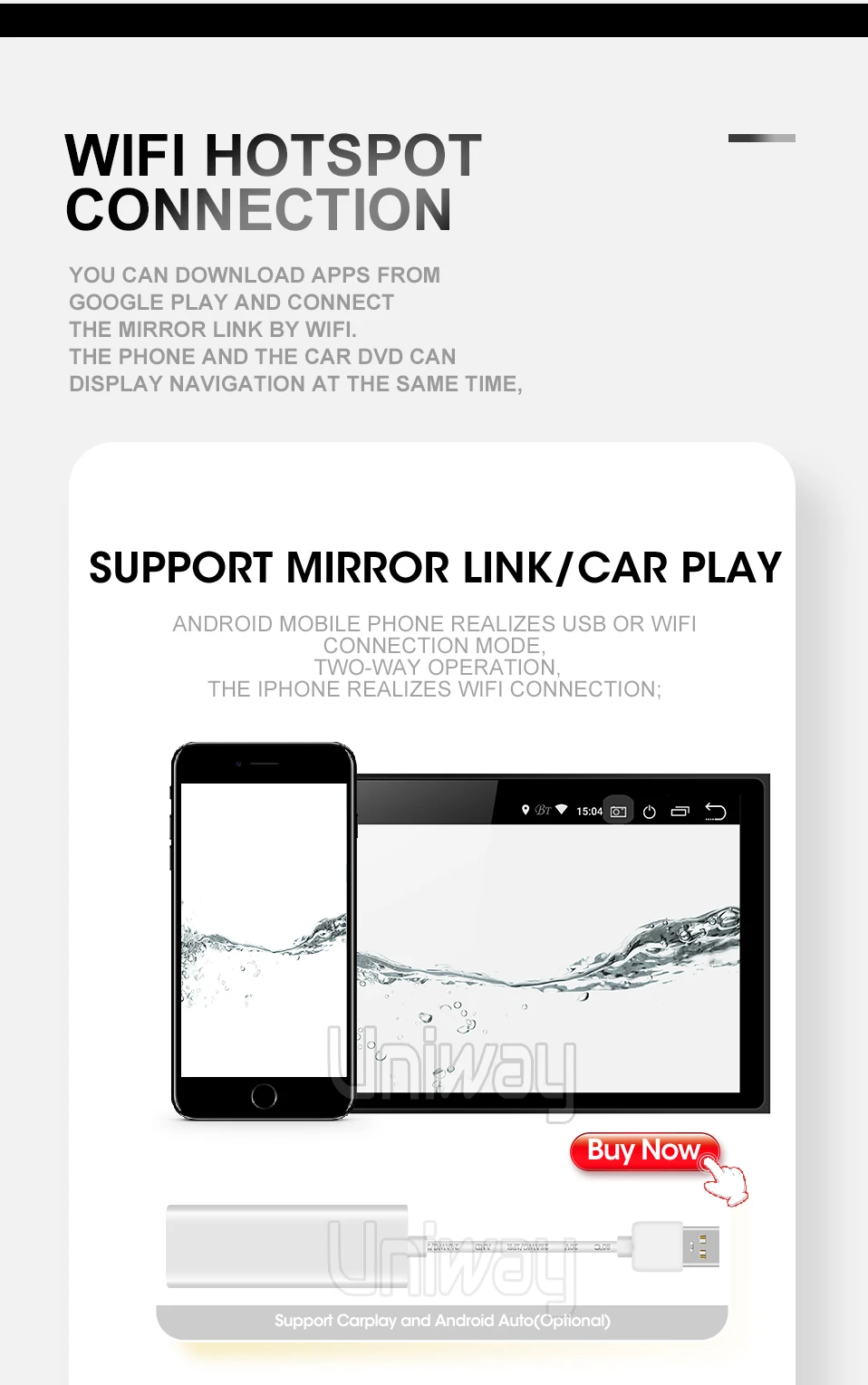 Uniway A17KLL9071 android 9,0 автомобильный dvd навигатор для toyota corolla/auris автомобильный Радио стерео головное устройство навигация