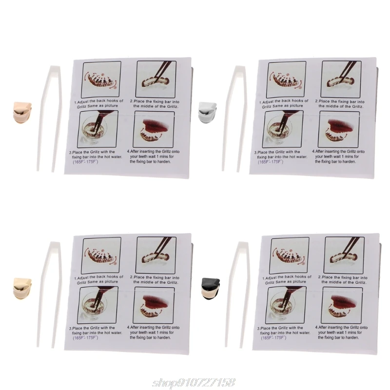 Удобный пользовательский золотой серебряный маленький однозубчатый