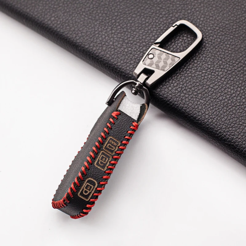 100% Кожаный Автомобильный брелок для ключей чехол держатель Kia 2017 2018 2019 sportage R Stinger