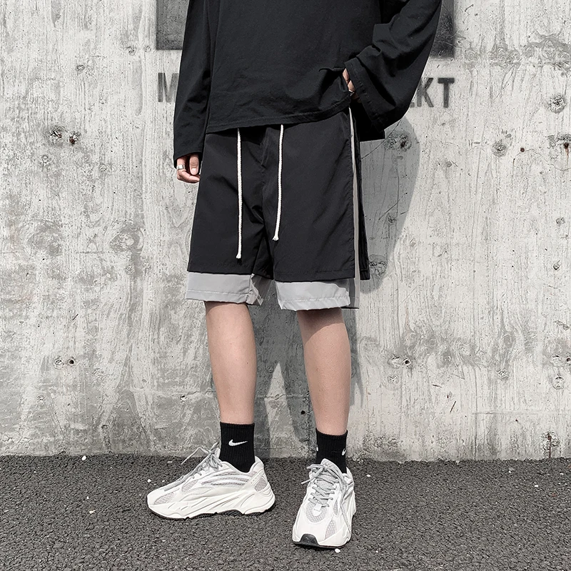 

Summer wear tooling shorts Korean style loose trend five-point pants Harajuku wind bf hip-hop fashion casual pants men