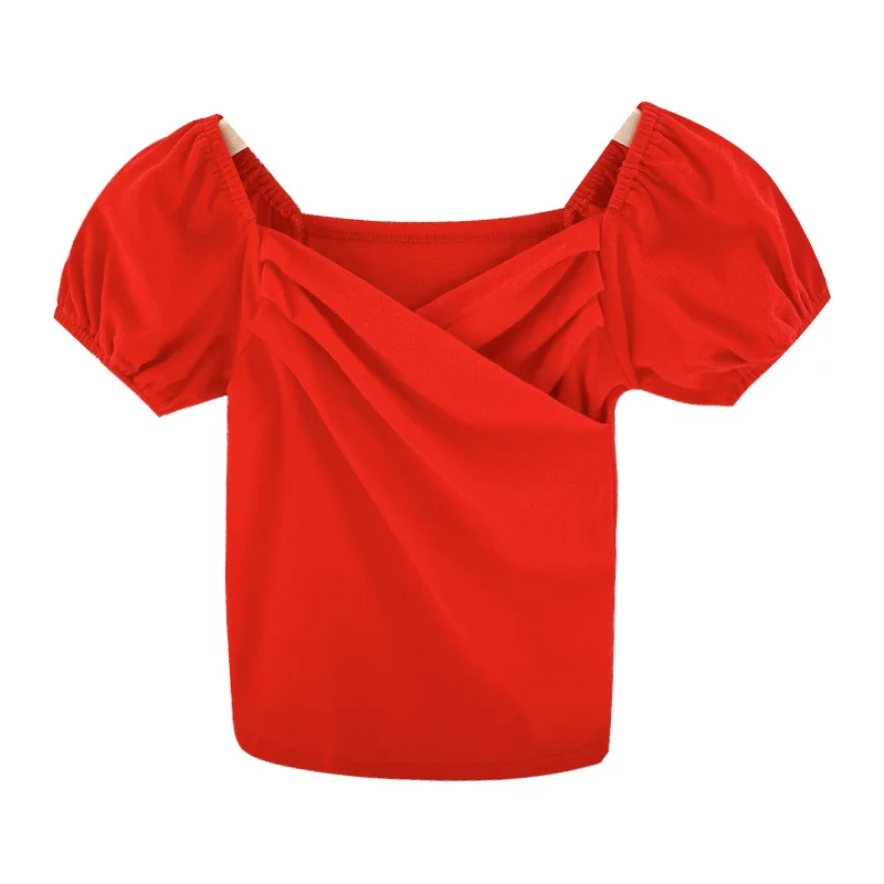 

2021 Summer Girls Fashion Short Sleeve T-shirt Baby Kids Children Tee