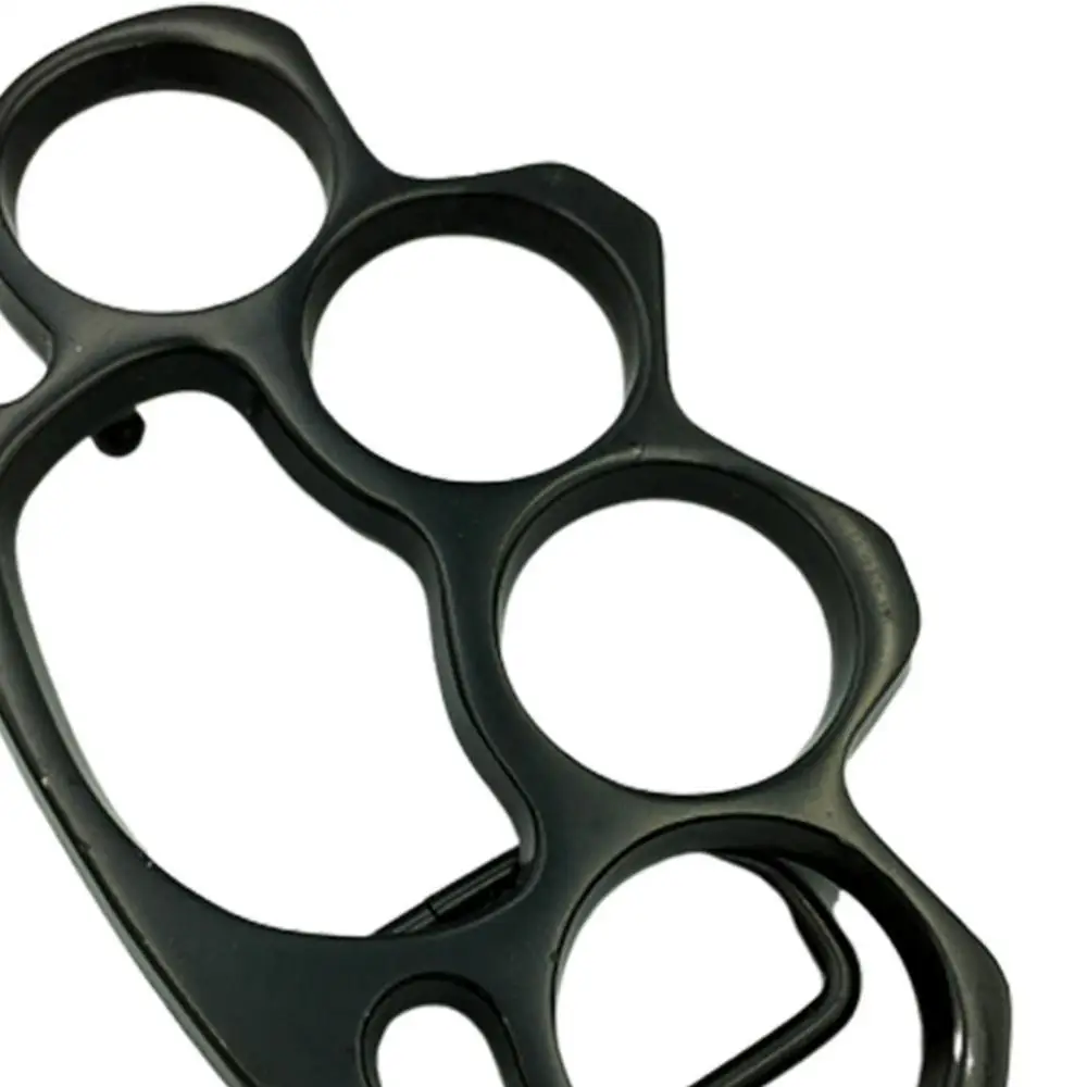 One Pc Black Fashion Novel Belt Buckle Gothic Stainless Steel Streetwear Style Knuckle Costume Metal Mens Accessory |