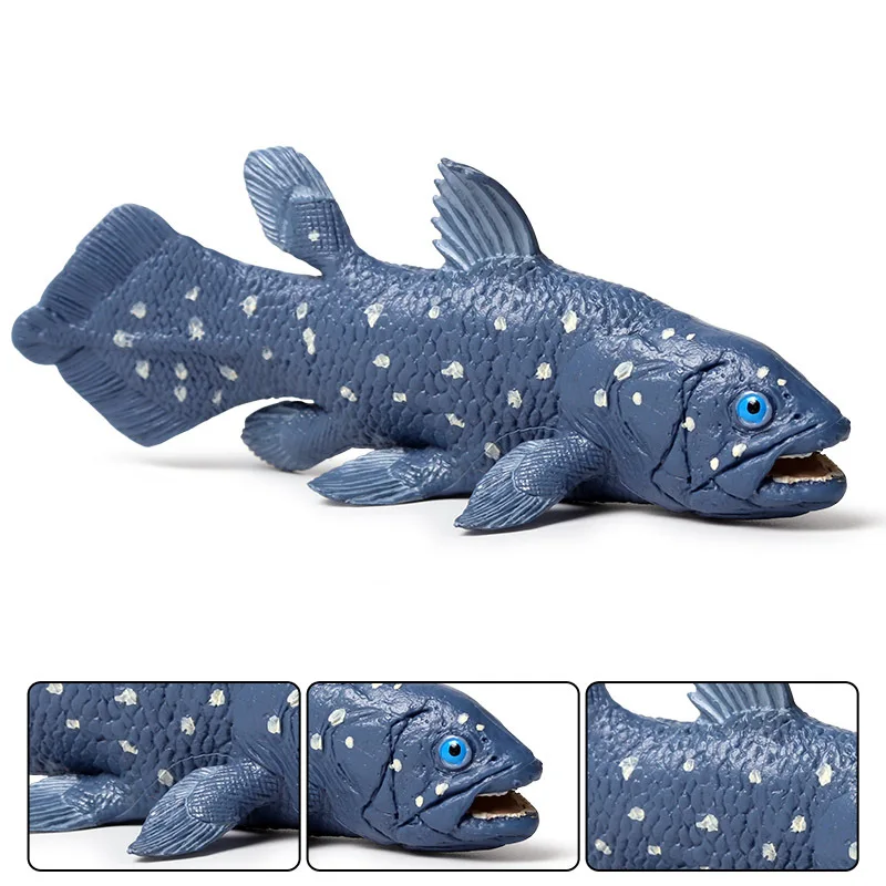 

Simulation Ocean Model Toy Animal Ancient Prehistoric Seabed Creatures Laiketail Fish Model Toy Ornaments Home Office Decoration