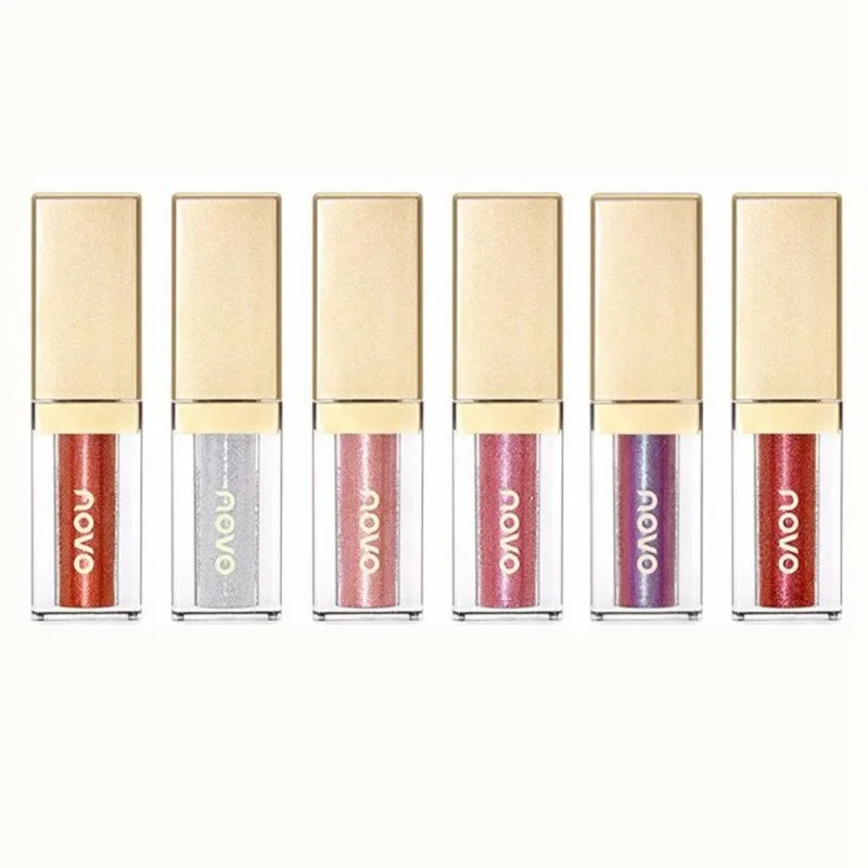 

New 6 Colors Diamond Liquid Eye Shadow Metal Shimmer Glow Glitter Single Color Eye Shadow Makeup Pigmented Eyes Beauty Cosmetics