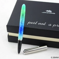 fantasy crystal acrylic fountain pen 0 38mm fine nib writing calligraphy pens jinhao stationery office school supplies a6462