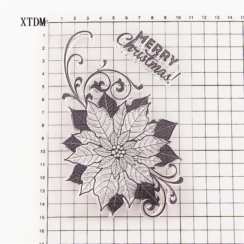 Горячая Распродажа кленовый цветок прозрачные штампы/силиконовые уплотнения