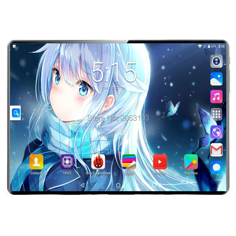 Глобальная Версия 8 ГБ + 128 10 дюймовый планшет Deca Core размер экрана 6000 мА/ч 1920*1200 2.5D