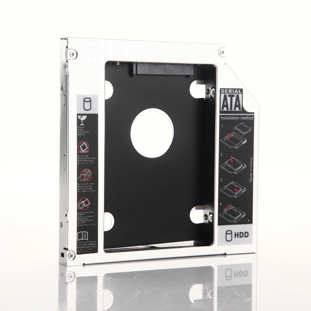 12 7 мм SATA 2nd HDD SSD жесткий диск Оптический bay Caddy Рамка адаптер для Medion Akoya E7212 p6624 p6812